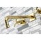 Kingston Brass KS6022BEX Wall Mount Tub Faucet, Polished Brass KS6022BEX - alternate 3